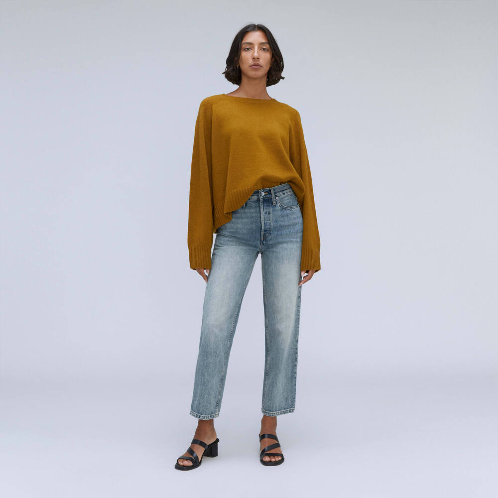 Everlane Women's Rigid Way-High® Jean in Vintage Light Wash, Size 25
